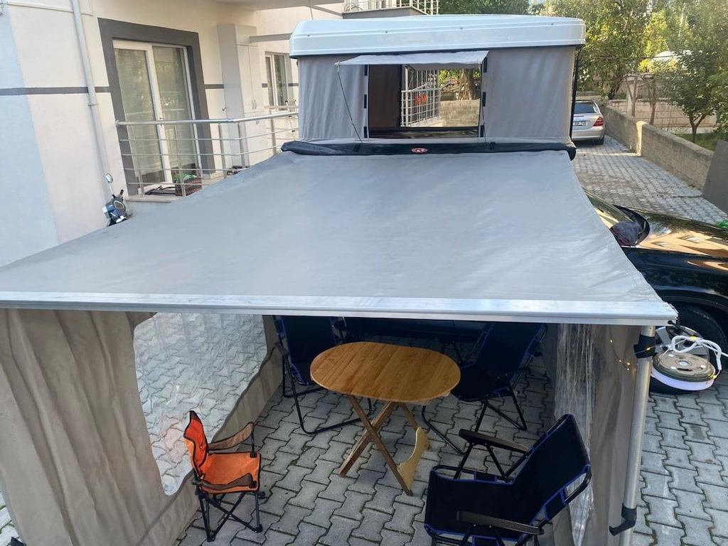 Araç üstü çadır yan tente ara atkı montaj - 6