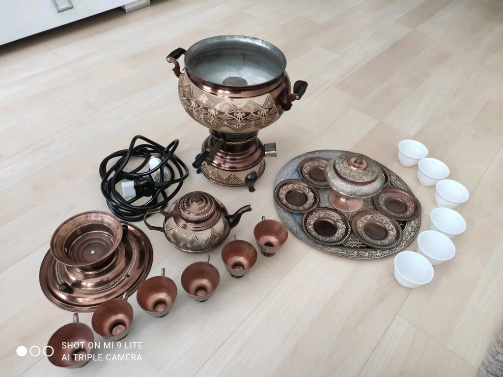 Semaver bakır takım sıfır - 5