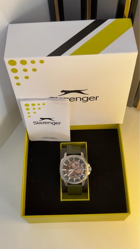 Slazenger orjinal erkek kol saati sıfır