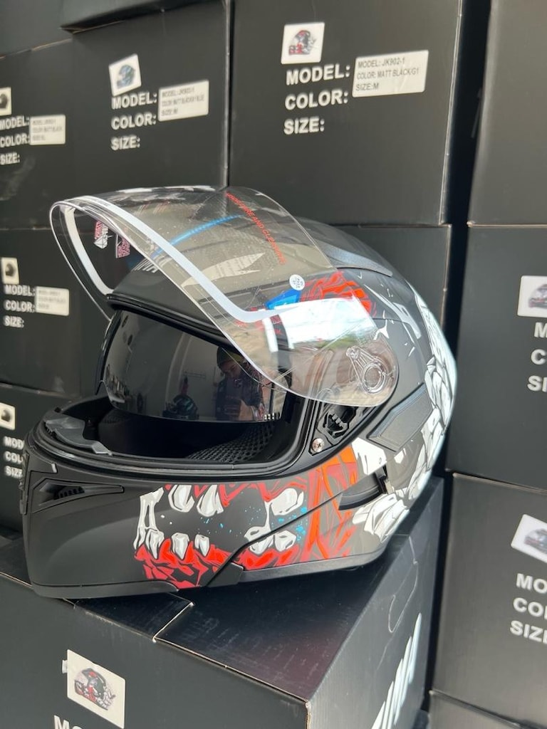 kask çene açılır sıfır - 9