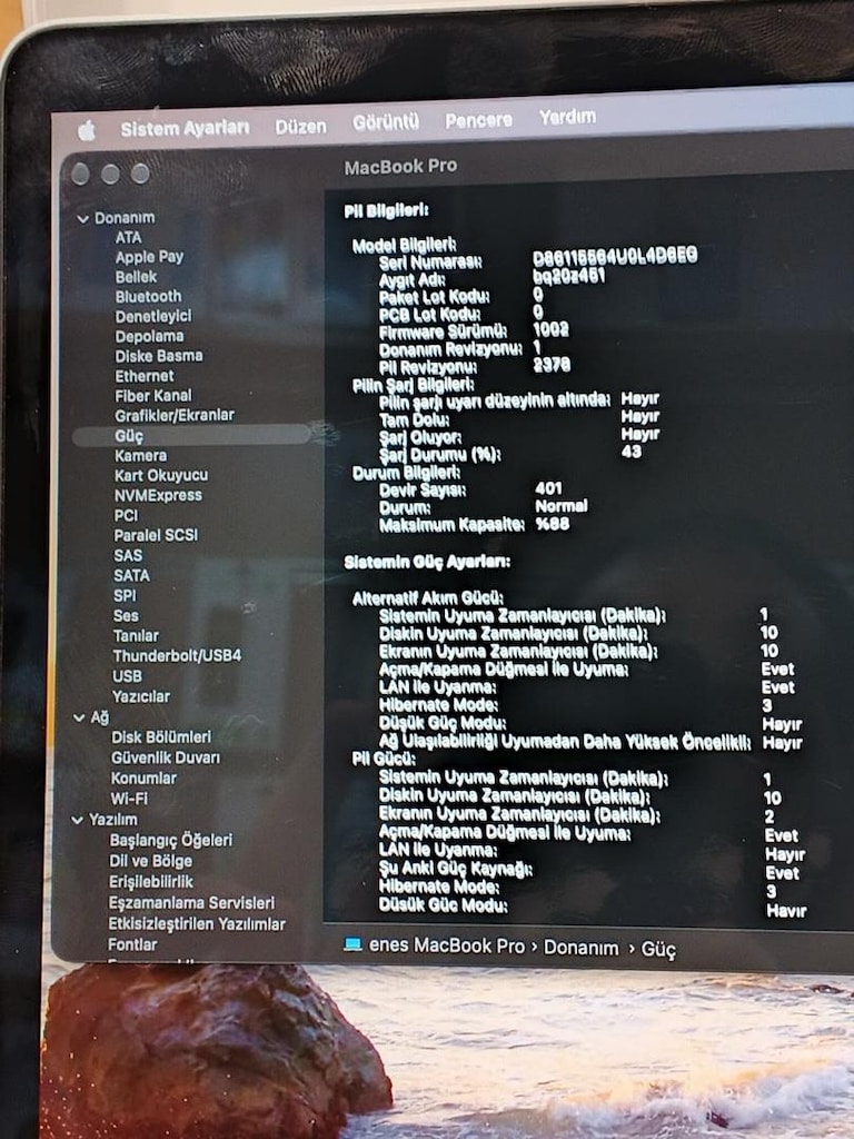 MacBook Pro M1 8/256 Pil :90 HATASIZ - 5