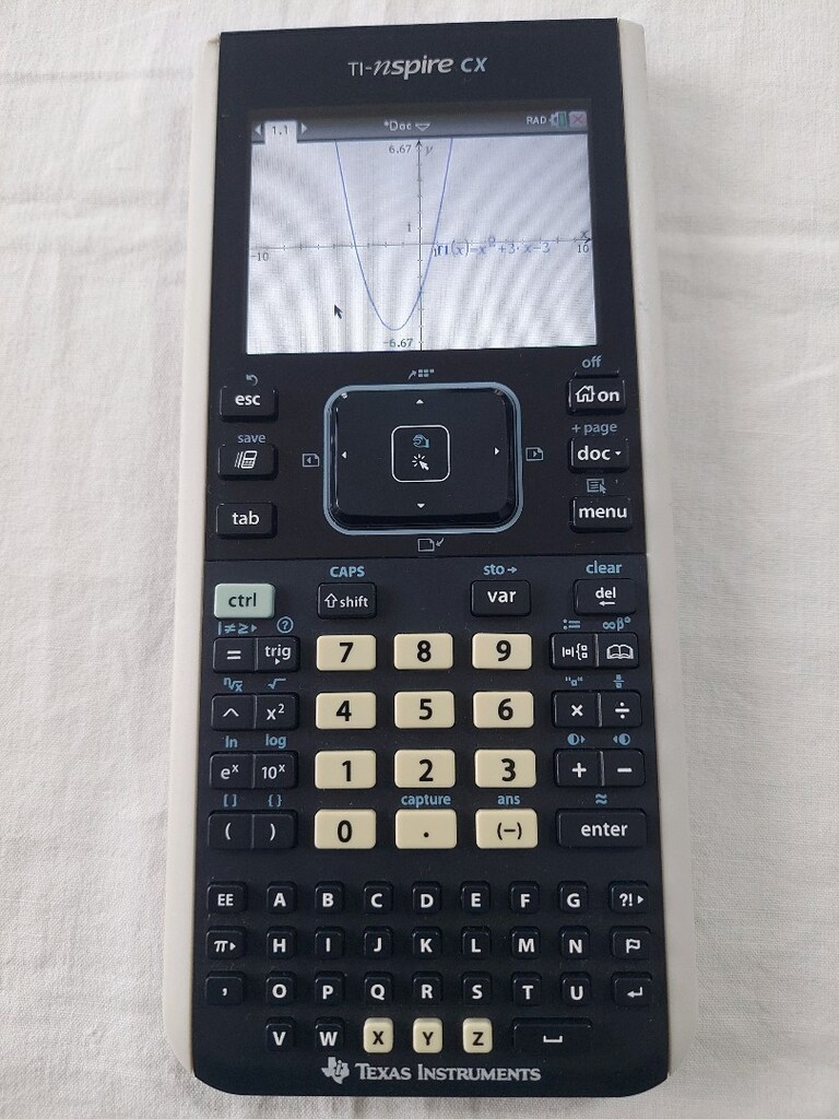 Texas Nspire CX Grafik ve Matematik işlemleri hesap makinası - 3