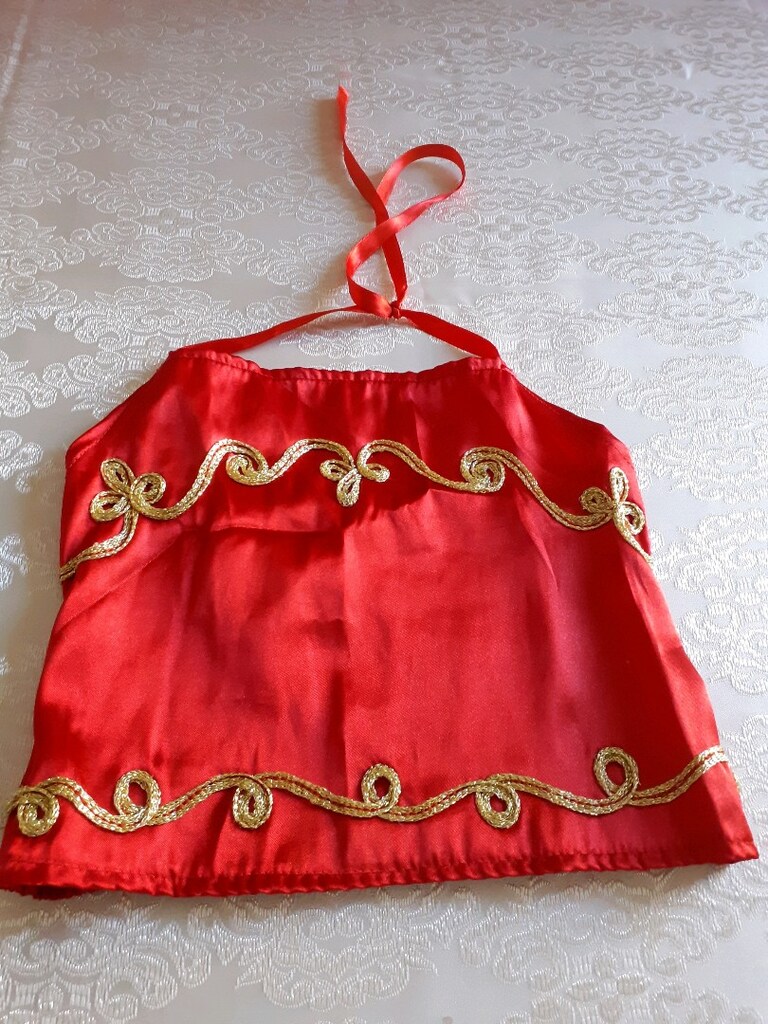 Çocuk için kırmızı bindallı - 8
