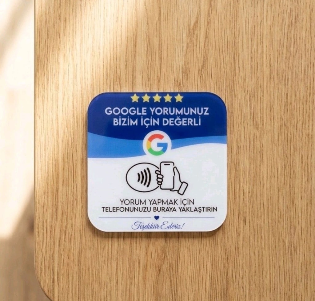 NFC Google Yorum Kartı - 2