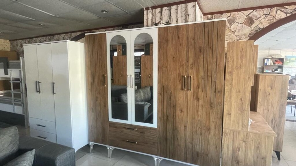 5 kapaklı elbise dolabı mdf - 4