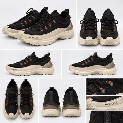 Acill Moncler Az Giyilmiş Kahverengi Sneaker Ayakkabı
