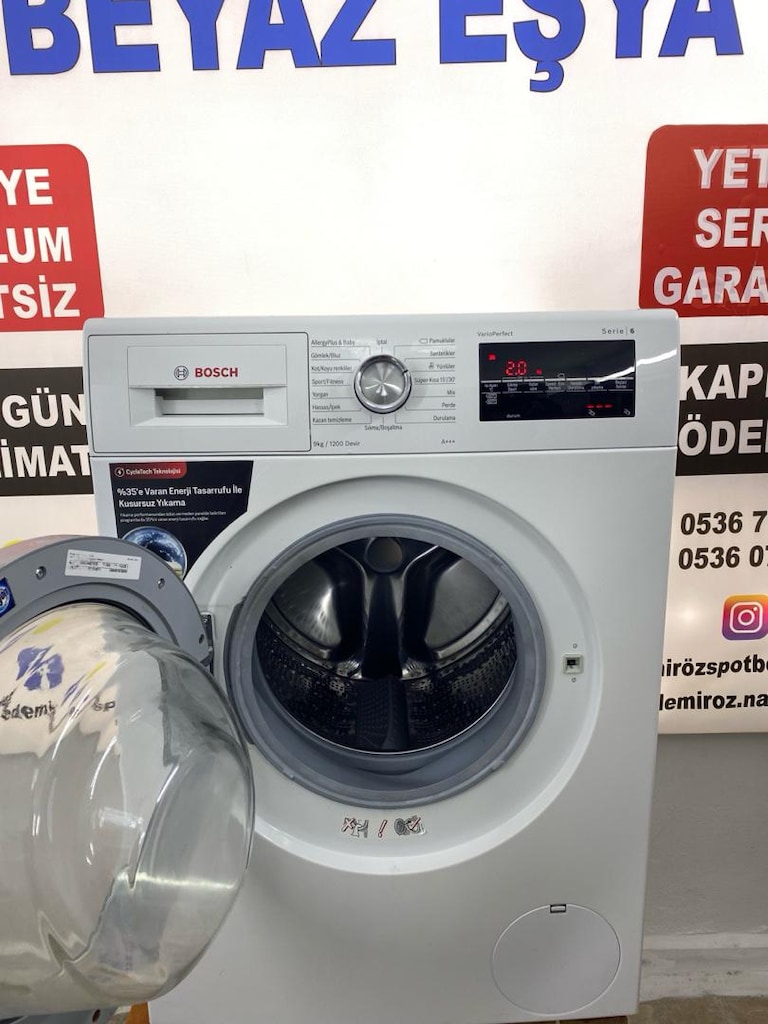 BOSCH ÇAMAŞIR MAKİNESİ 9 KG /SERİ 6 ADRESE TESLİM - 3