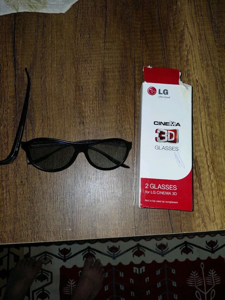 LG Cinema 3D Gözlük Seti (2 Adet) – Orijinal Kutulu & Temiz - 4