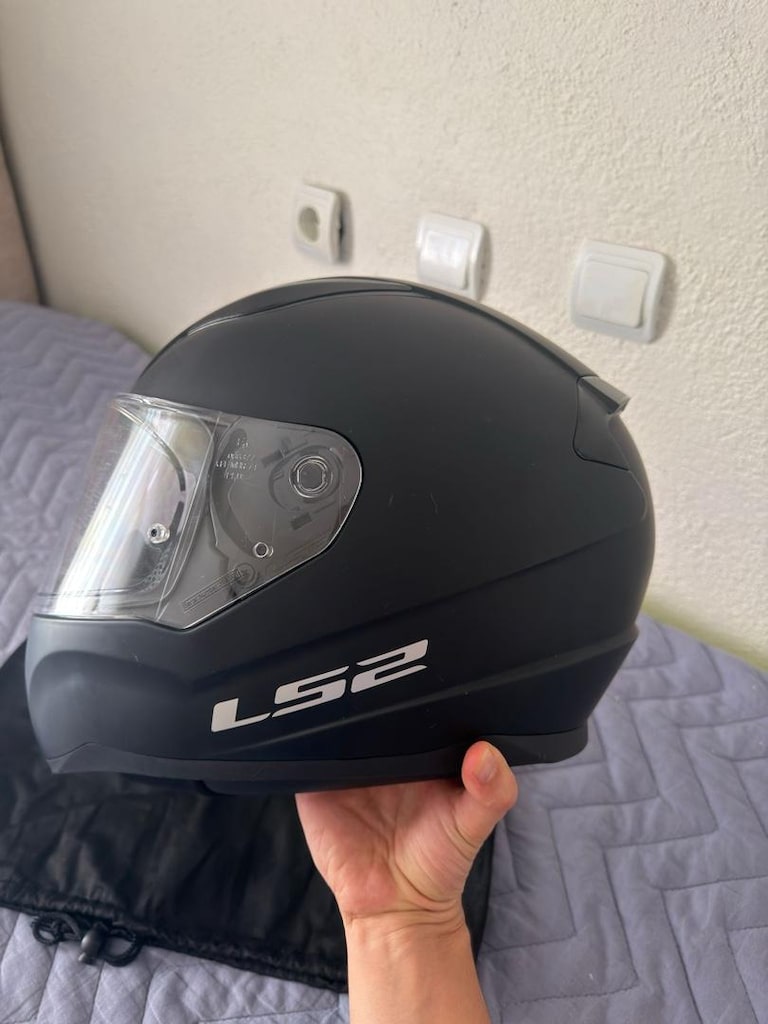 LS2 RAPİD 2 M BEDEN MAT SİYAH MAT KASK - 8