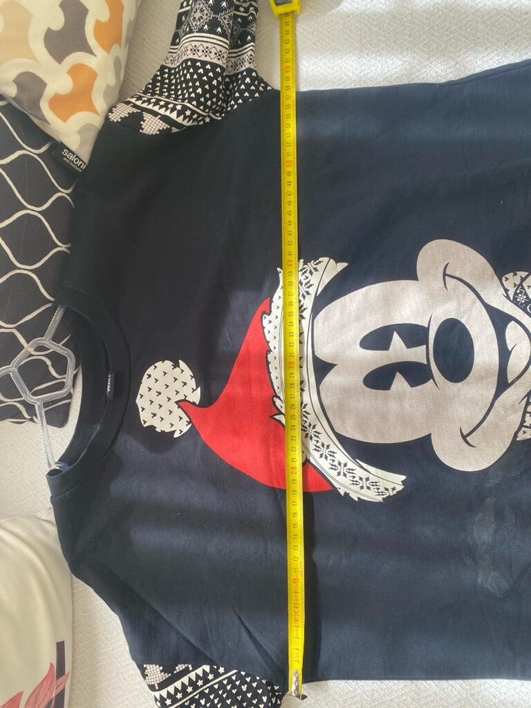 Mickey Mouse Desenli Sweatshirt Elbise - 7