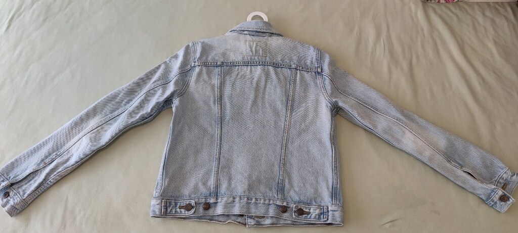 Düğmeli Kadın Denim Ceket - 4