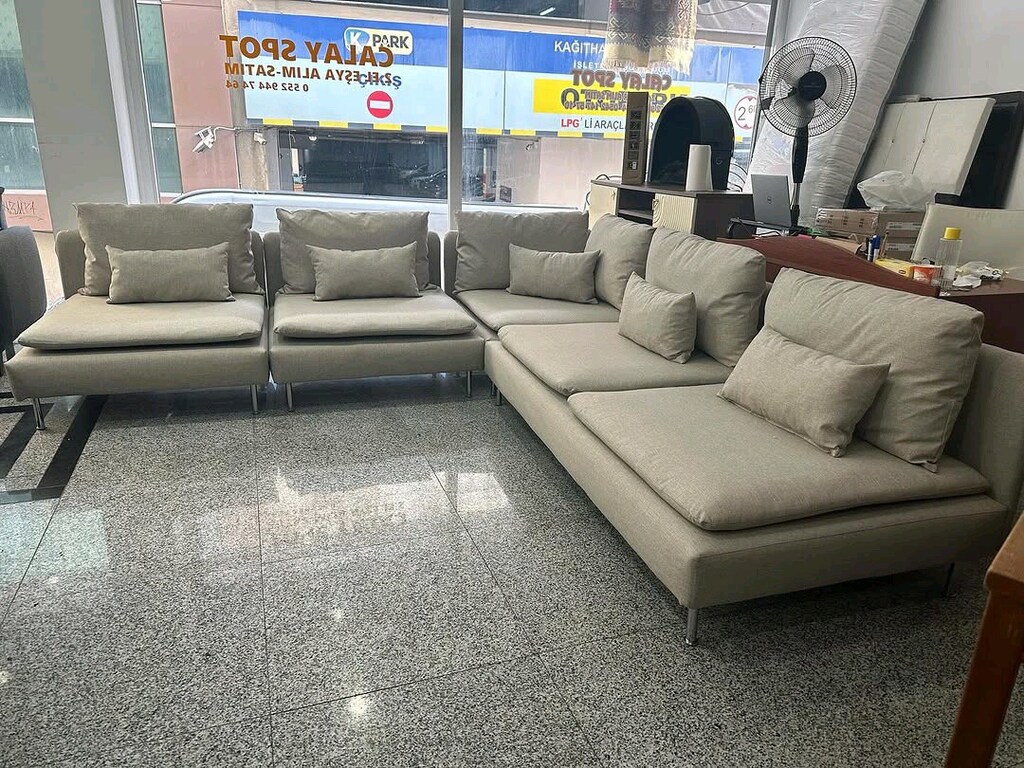 İkea Söderhamn Köşe Koltuk Sıfır Kumaşlı - 3