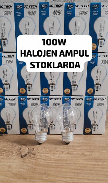 100W Halojen Ampul aydınlatma lamba