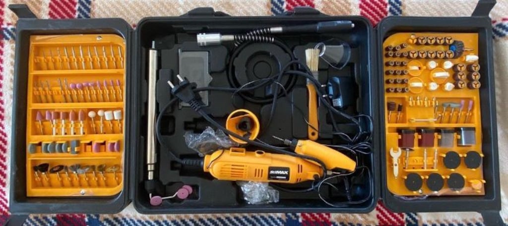 Hobi Gravür Oyma Dremel Taşlama Zımpara Matkap Set - 2