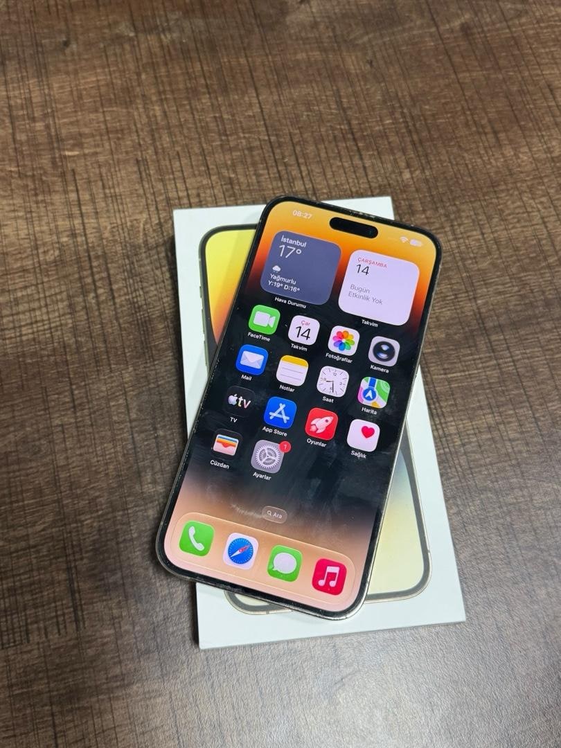 İPHONE 14 PRO MAX GOLD 1 TB PİL 75 - 7