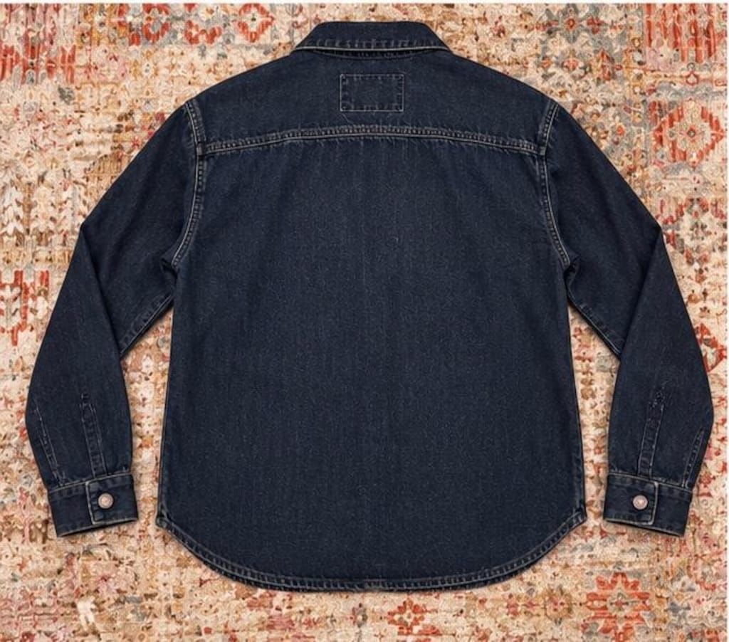 LC Waikiki Jeans marka, lacivert denim gömlek ceket. - 2