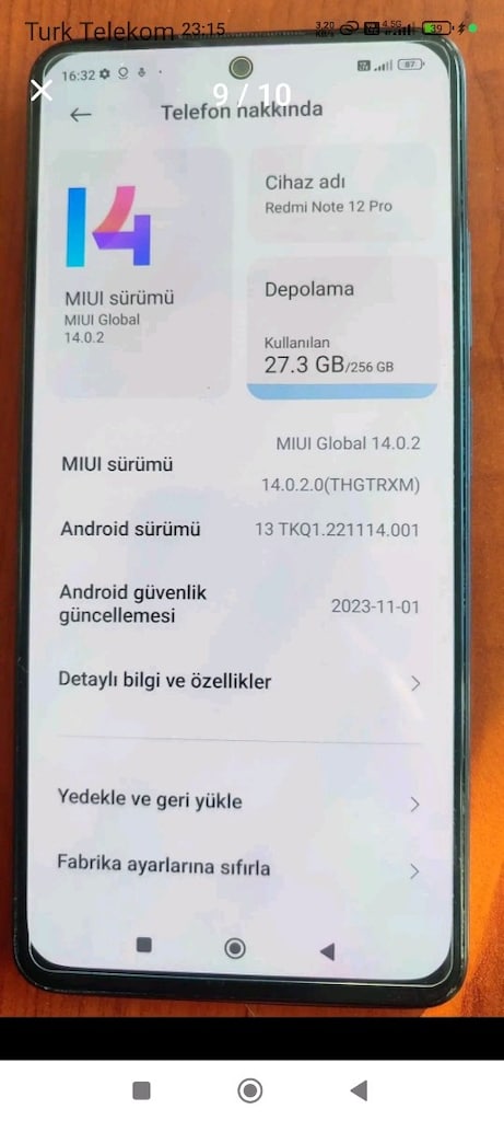 REDMİ 12 PRO TÜRKİYE CİHAZI - 8