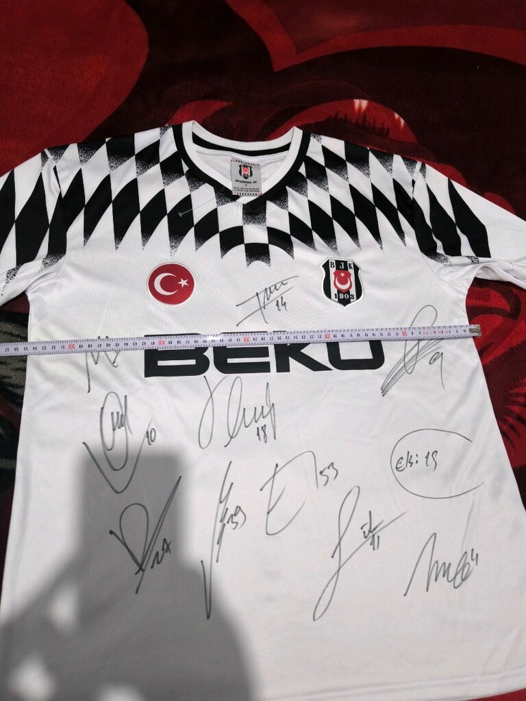 Beşiktaş retro ıslak imzalı forma - 6