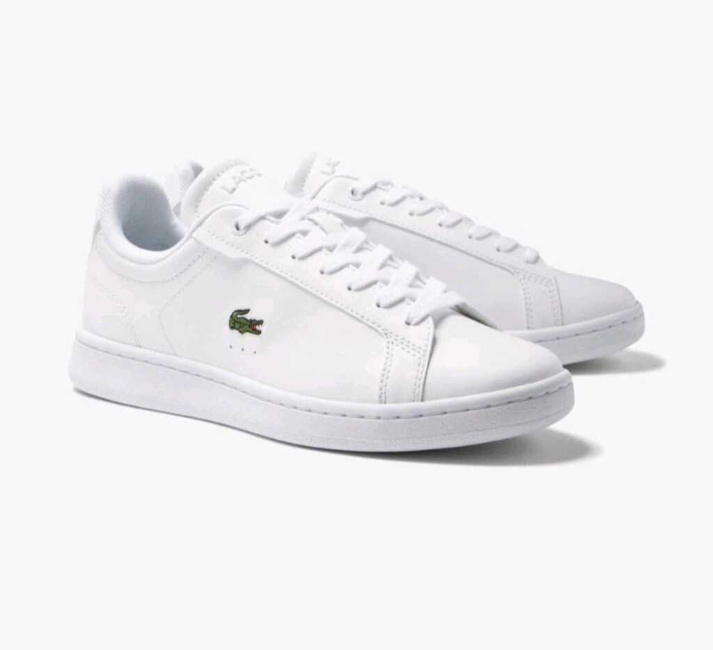 Orjinal Lacoste Kadın Beyaz Sneaker Ayakkabı - 2