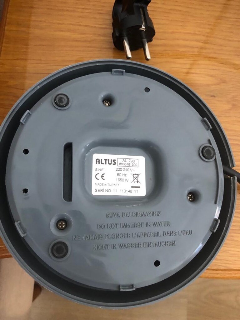 Altus Elektrikli Çay Makinası Alt Taban - 7