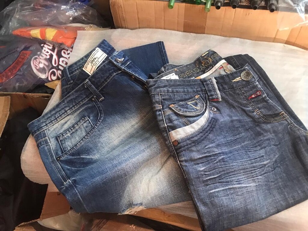 rıver ısland tıffany markalar yırtık dizayn jean denim kot 38 48 beden