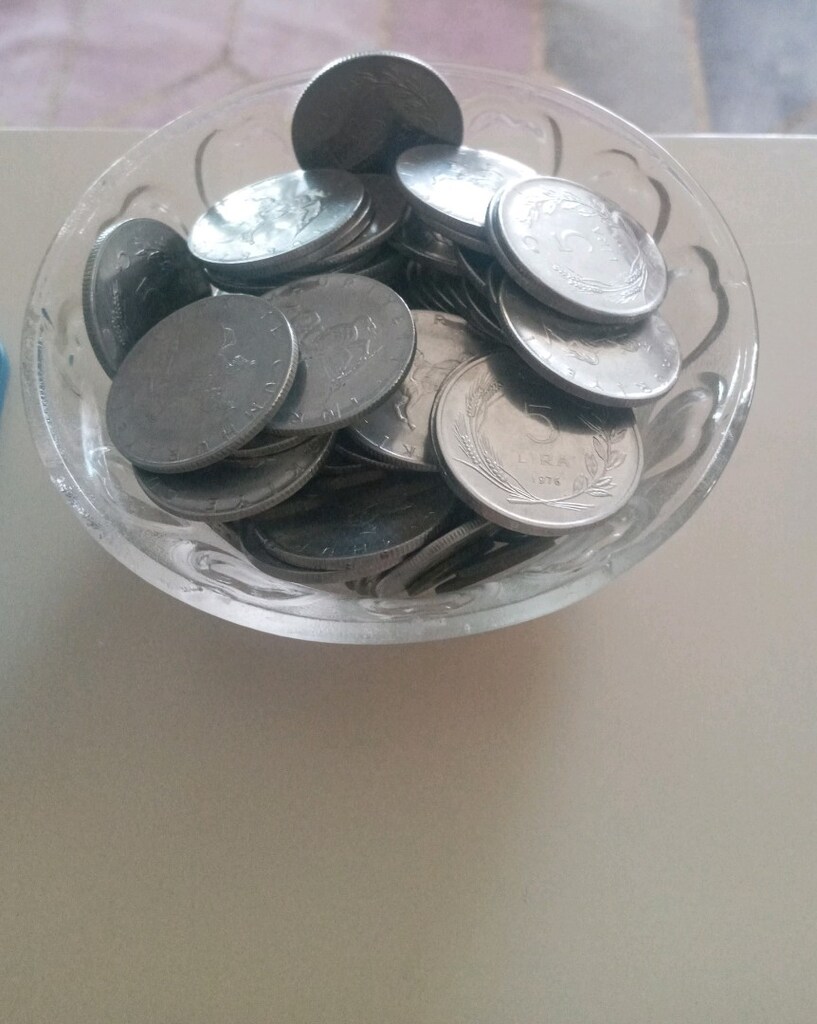 46 Adet koleksiyonluk 1973 ile 1979 arası madeni 5 liralar - 2