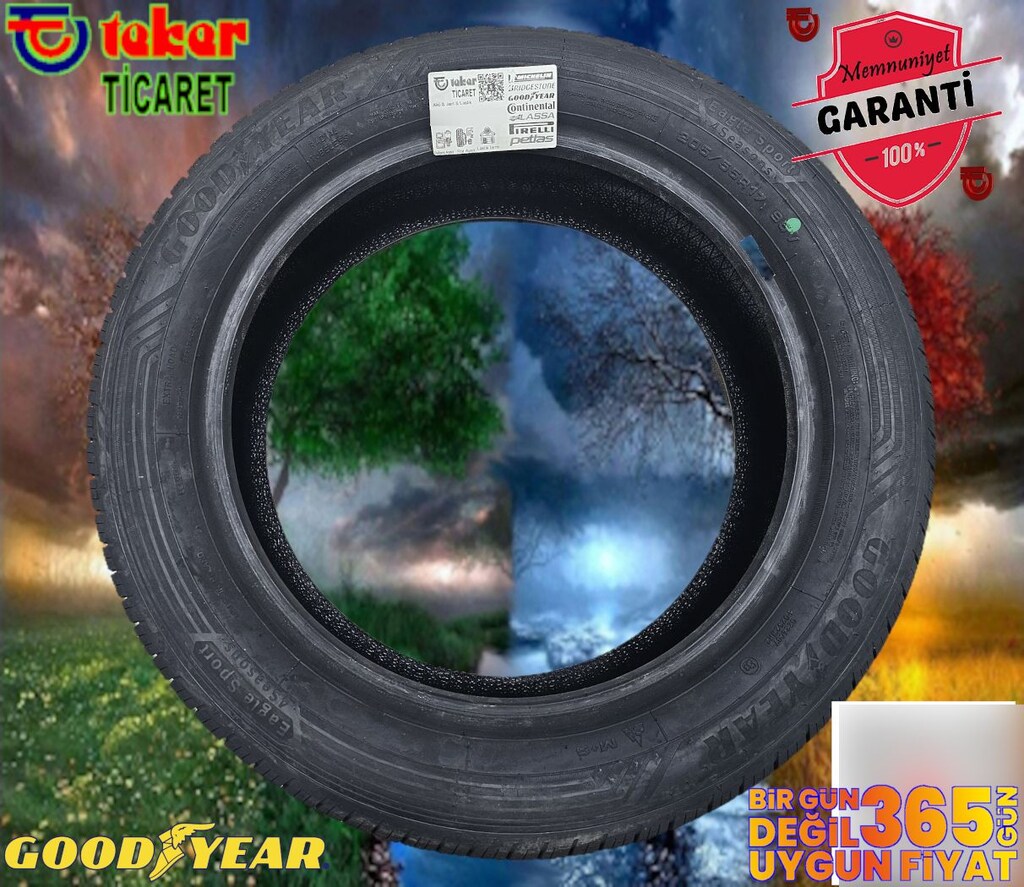 205 55 17 GOODYEAR EAGLE SPORT 4#4mevsim Lastik# Teker Ticaret - 2