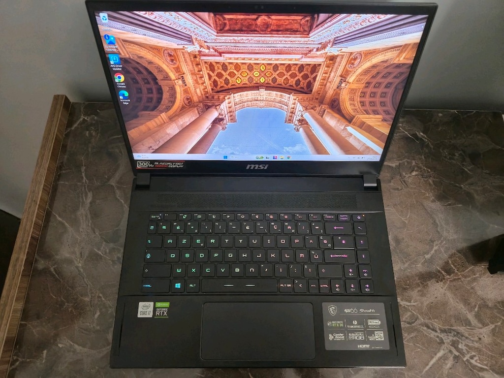 MSI GS66 STEALTH 300Hz FHD 3080 16GB GPU 32GB RAM 2TB SSD Laptop - 9