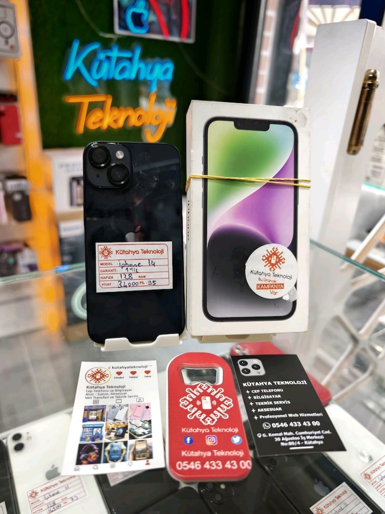 iPhone 14 128 pil 95 1 yıl Garantili değişen parçalar orjinal Apple pa - 2