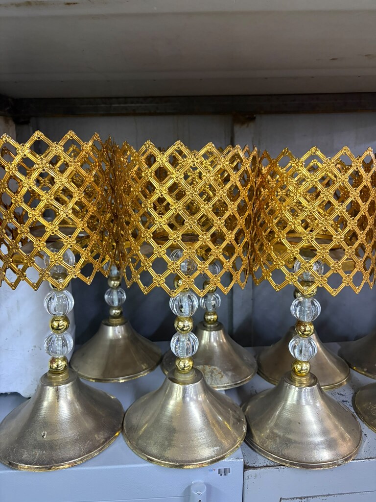 KLAS OFİS PENDİK GOLD RENKLİ ANTİKA ŞAMDAN İKİNCİ EL - 3