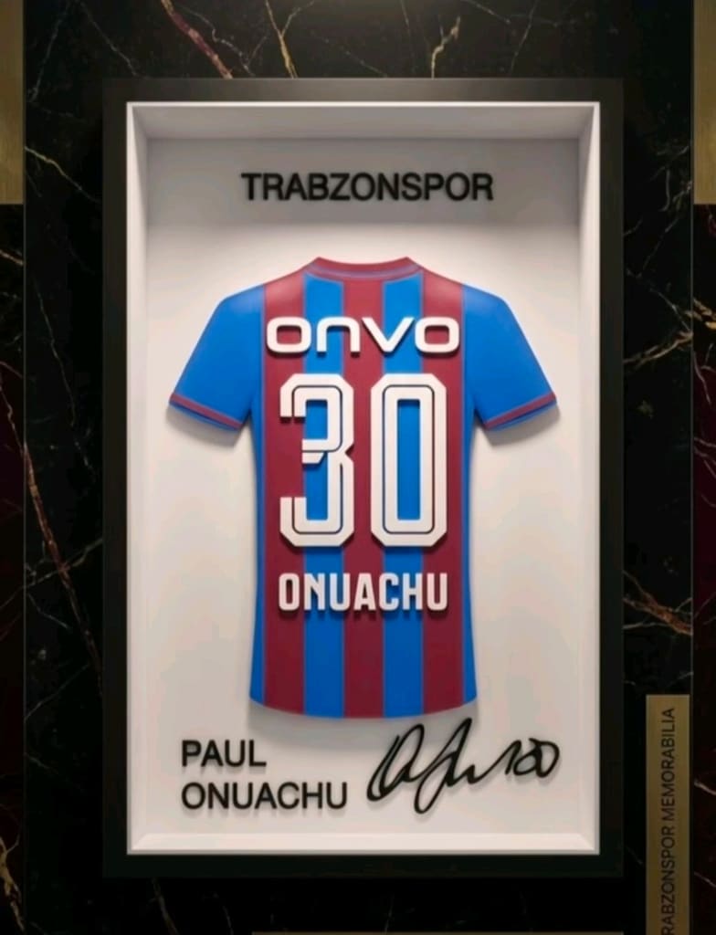 Özel Çerçeveli Trabzonspor M. Salah Tablo / Koleksiyonluk - 2