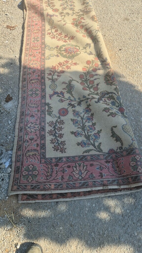 Dekorluk antika yün ısparta halı - 3