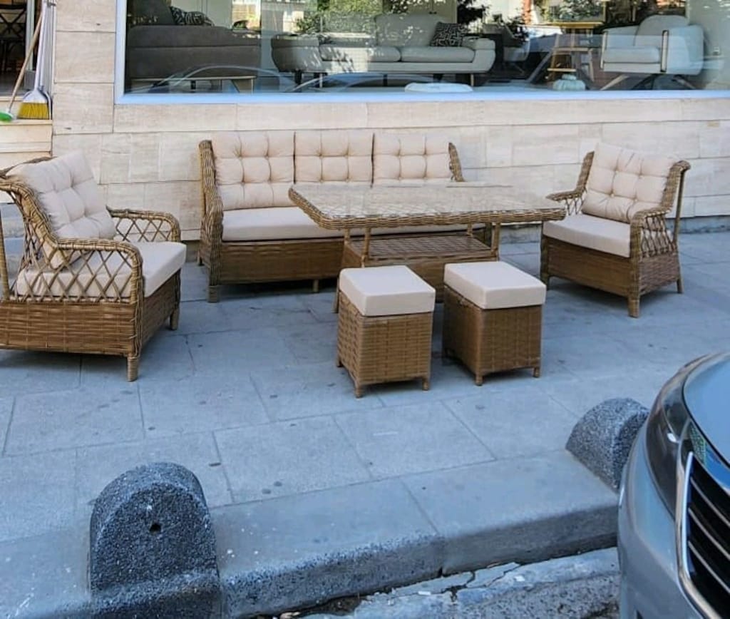 rattan bahçe balkon mobilyasi, koltuk takımı - 2