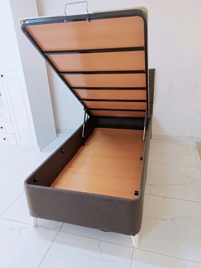 sıfır tek kişilik sandıklı baza başlık eve teslim - 6