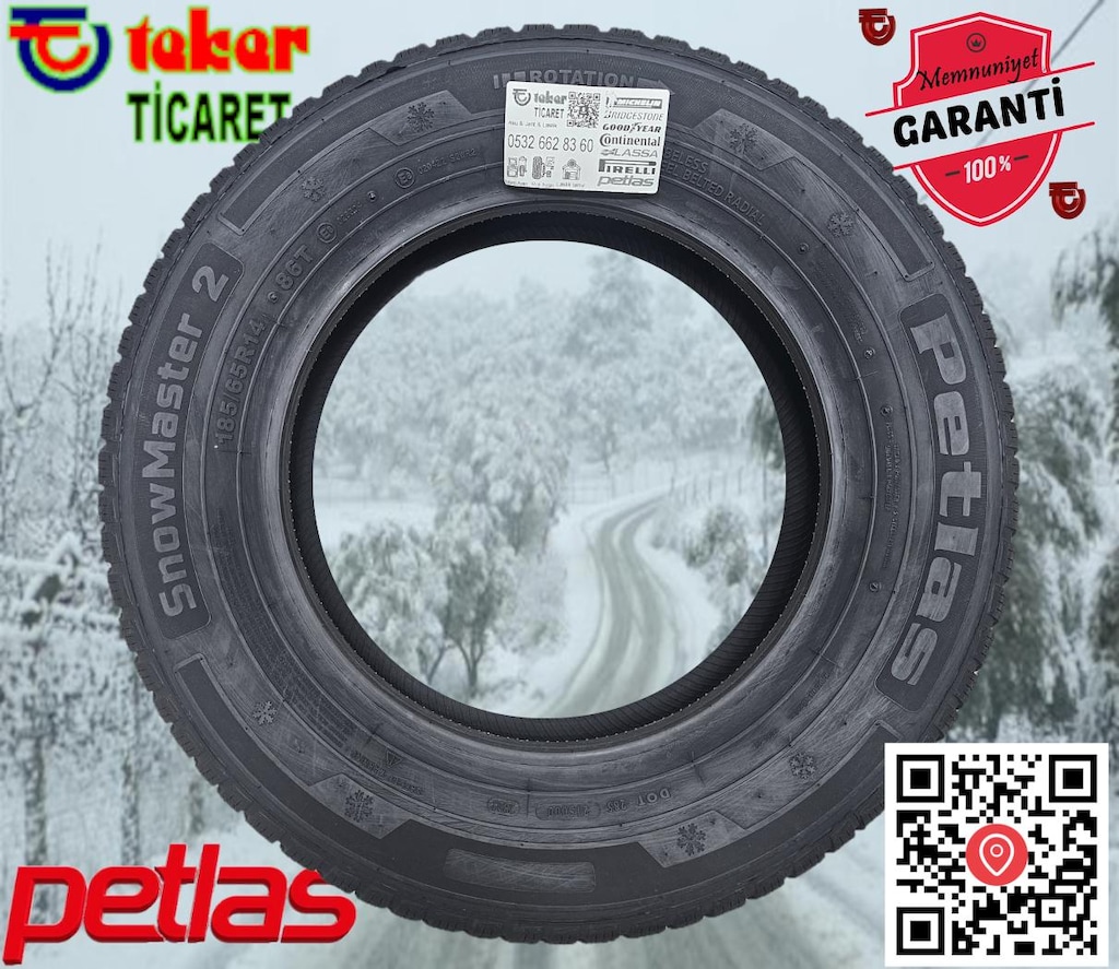 185 65 14 Petlas Snowmaster 2 #kış & kar lastiği# Teker Ticaret 2026 - 2