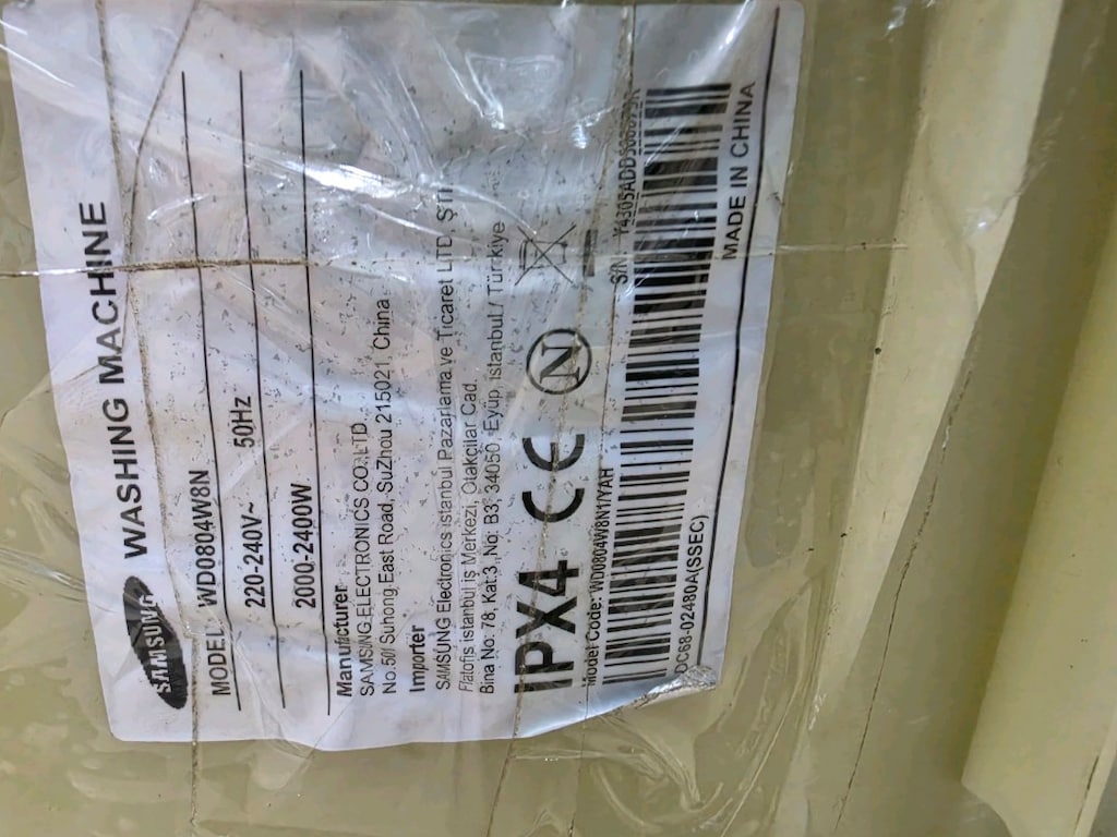 Samsung Kurutmalı Çamaşır Makinesi Kazanı Komple WD0804W8N) - Temiz - 4
