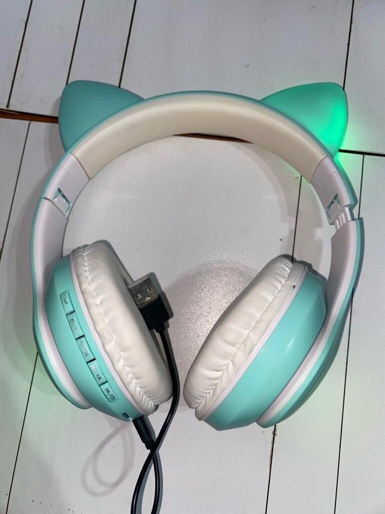Bluetooth Çocuk Kulaklığı Kedi Figürlü - 4