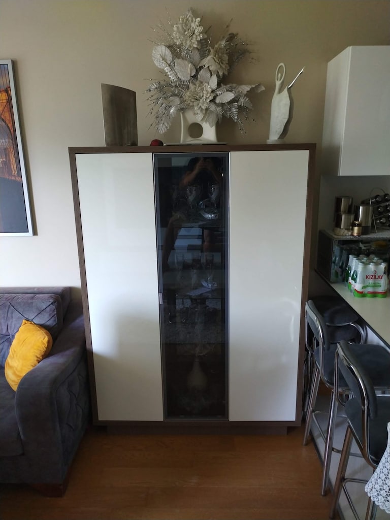 TELESET ELEGANCE TV ÜNİTESİ VE BÜFE TAKIMI MEŞE BEYAZ - 4