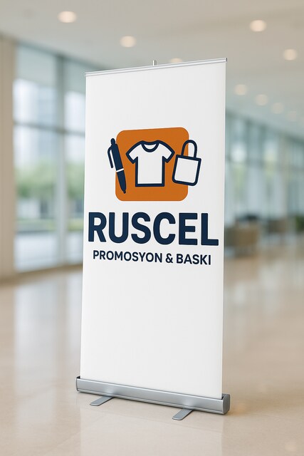 Roll Up Banner Set 85x200cm | Pano, Reklam Standı, Tanıtım
