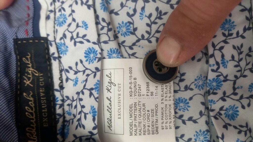 Abdullah kigili pantalon 58 beden