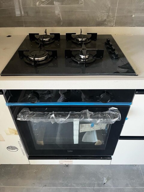 Beko sıfır bfc210s black star 3lü ankastre set