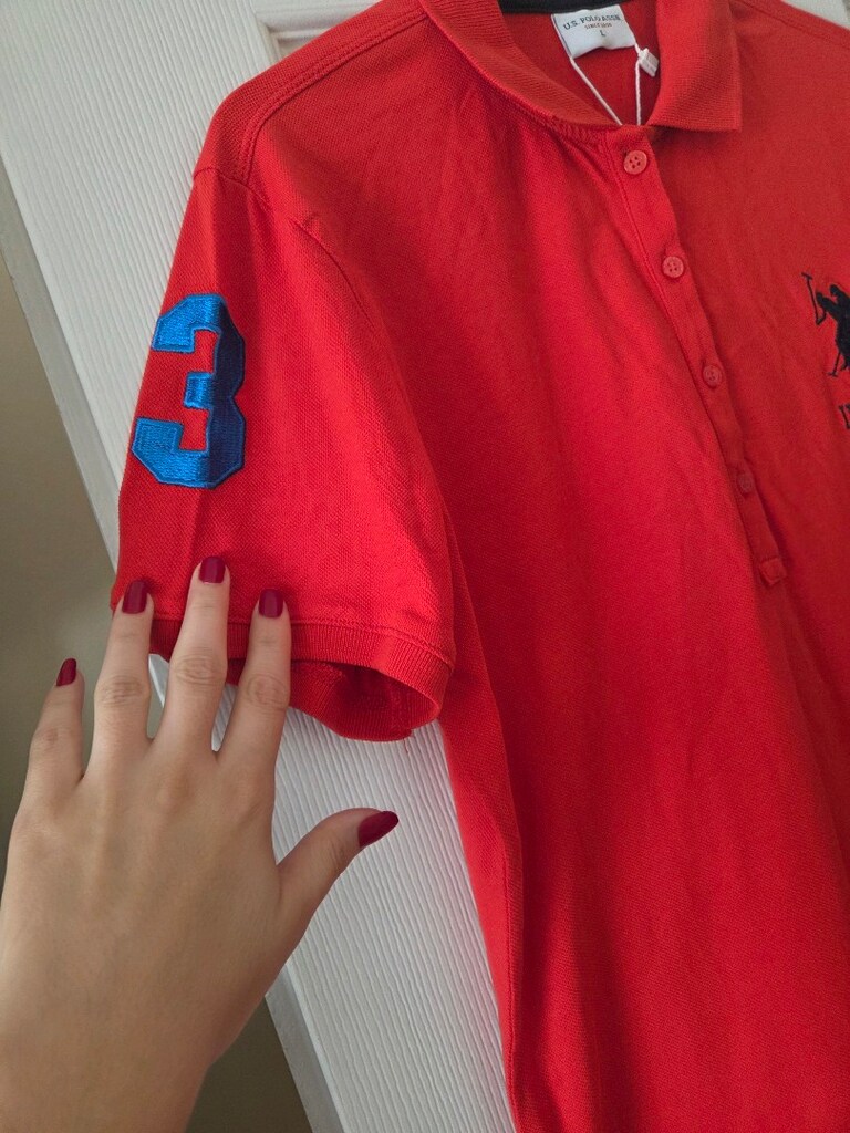 us polo elbise L beden (nar çiçeği) - 5