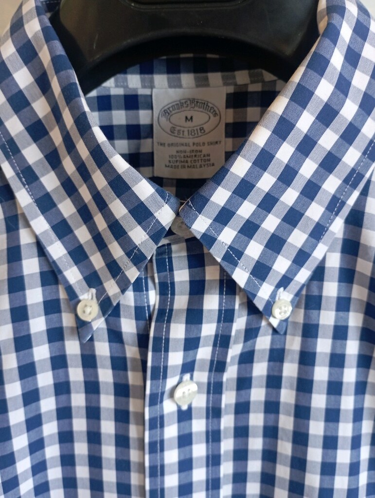 Brooks Brothers %100 American Supima Cotton Non-Iron Kareli Gömlek - 3