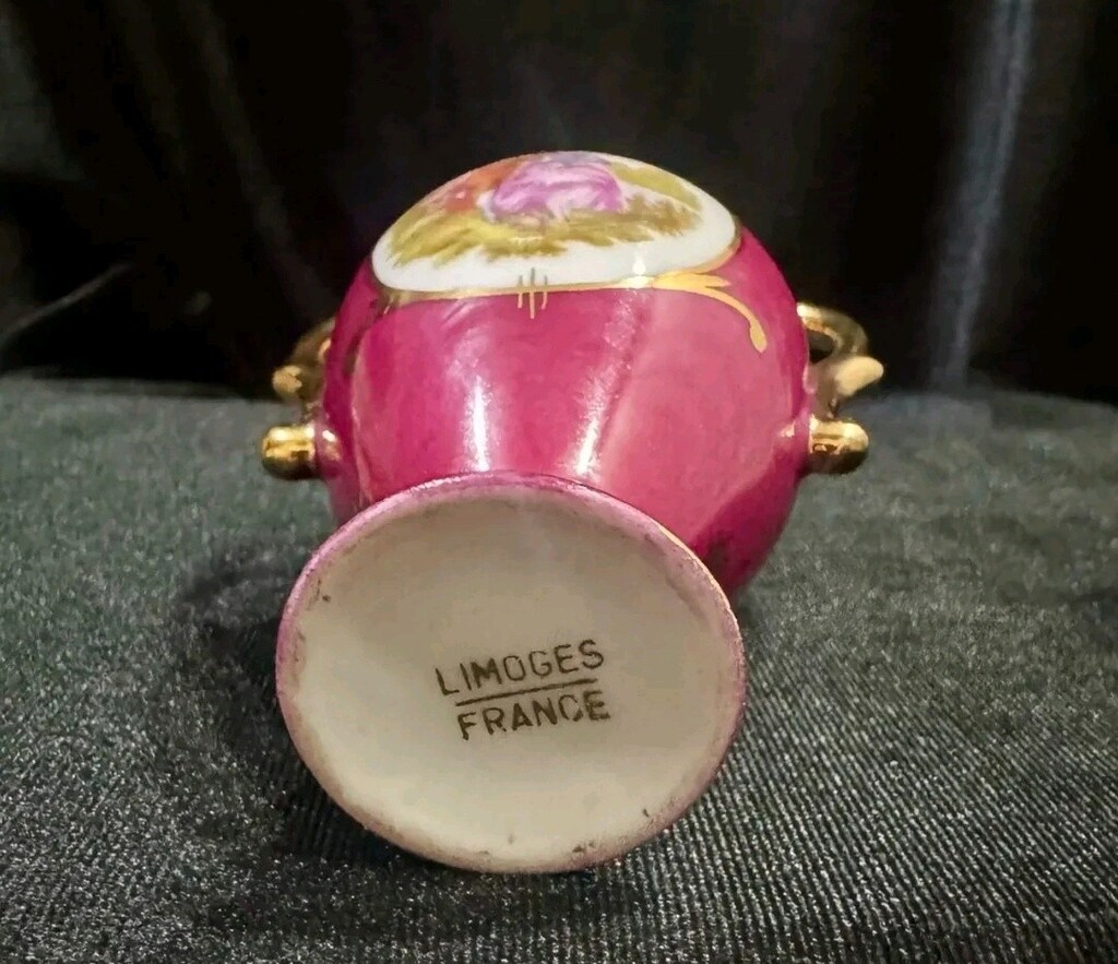 Limoges damgalı minyatür obje - 4