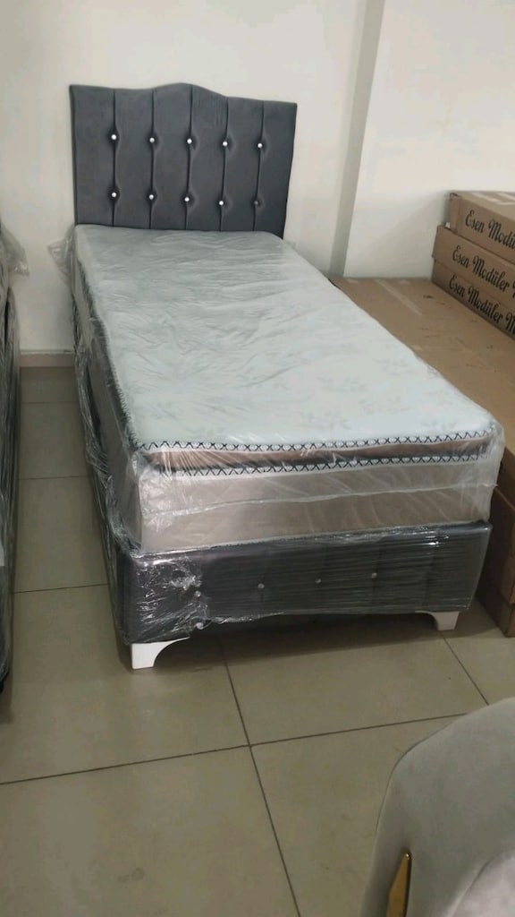 UYGUN FİYATA ŞOK KAMPANYA TEK KİŞİLİK SIFIR BAZA BAŞLIK YATAK - 10