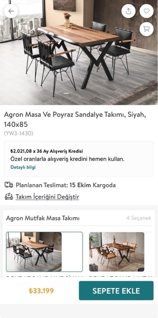 Yemek Masası - 4