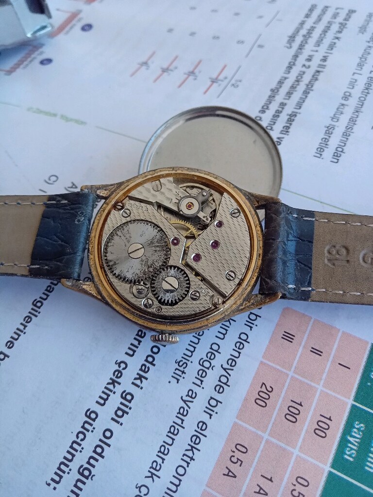 1966 imalı TECHNOS KURMALI KOL SAATİ - 5