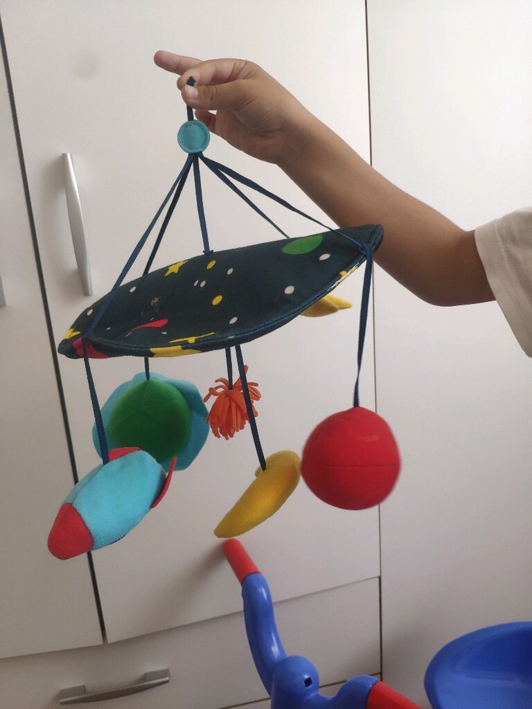 IKEA klappa uzay temalı bebek dönencesi - 2