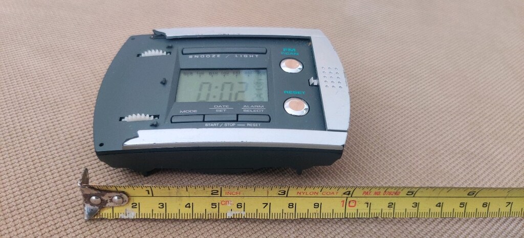 FM radyo, Alarm Işık, Saat Özellikli Masa Saati - 4
