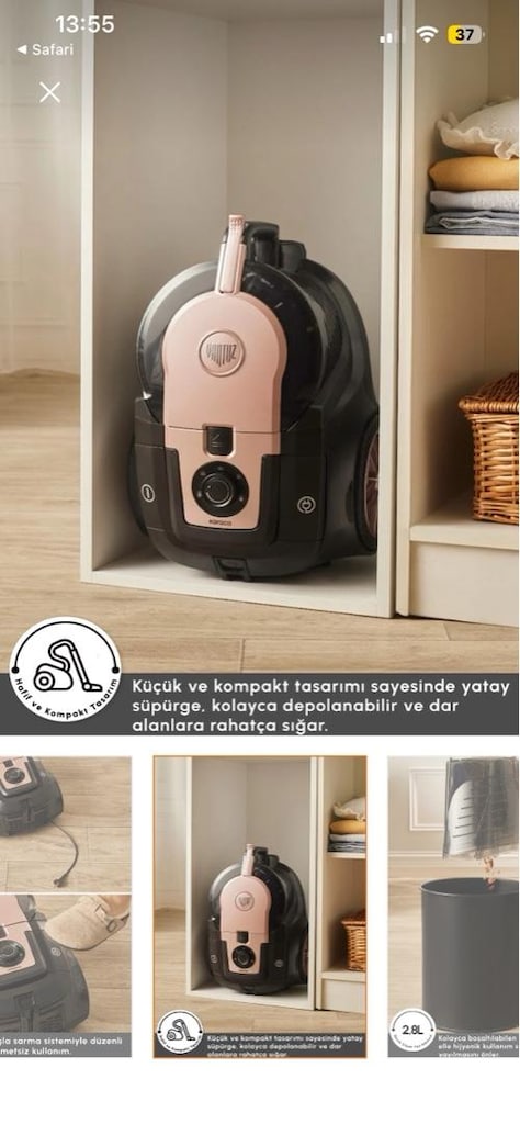 karaca elektrik süpürgesi - 2